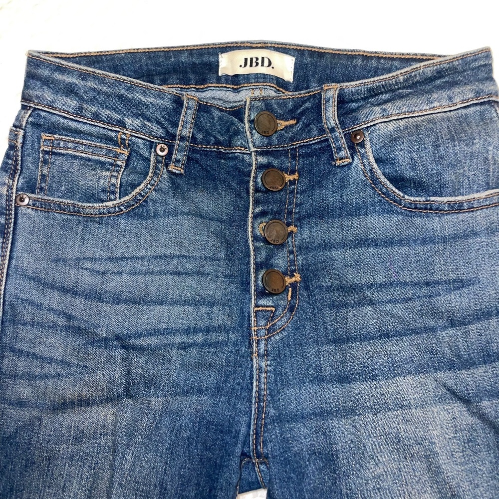 Just black high rise straight leg jeans